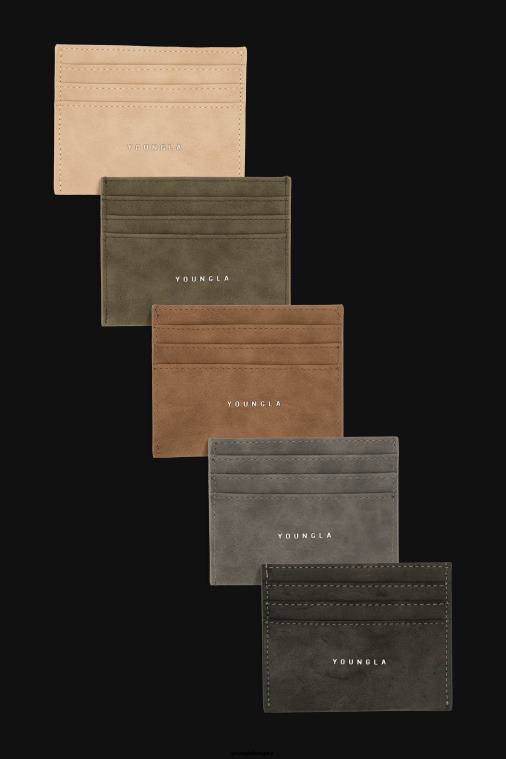 YoungLA tartozék férfiak barna 725 vezetői kártya tulajdonosa BJH2B984