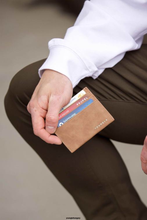 YoungLA tartozék férfiak barna 725 vezetői kártya tulajdonosa BJH2B984