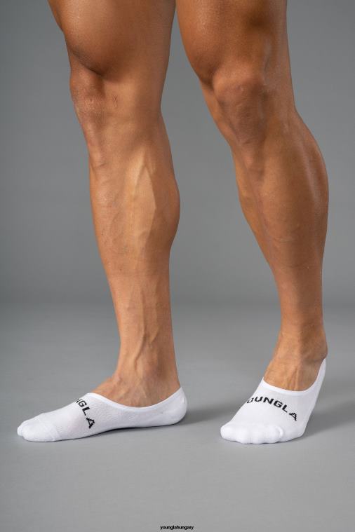 YoungLA tartozék férfiak fekete 711 no show zokni 3 db BJH2B992