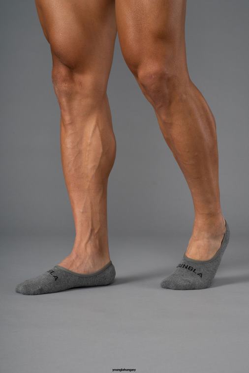 YoungLA tartozék férfiak fekete 711 no show zokni 3 db BJH2B992