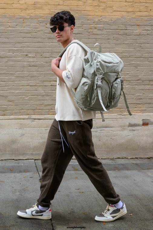 YoungLA tartozék férfiak fekete 731 nagy túra hátizsák BJH2B988