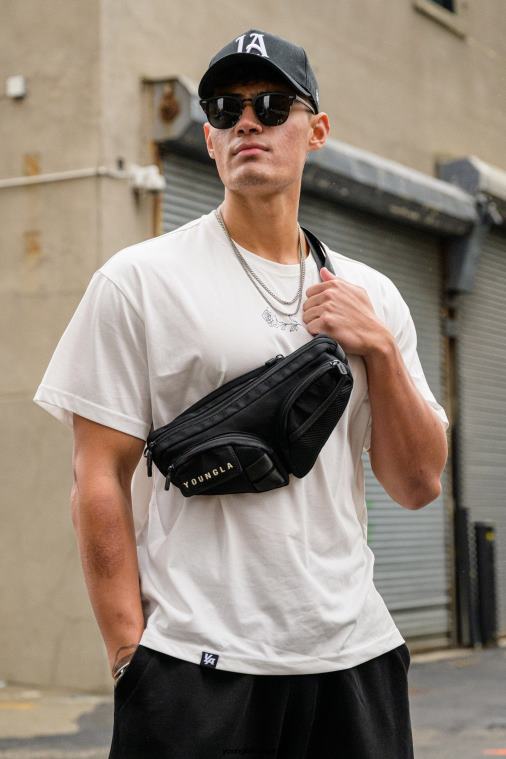 YoungLA tartozék férfiak fekete 750 mach 1 cross body táskák BJH2B974