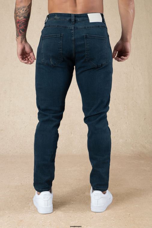 YoungLA ruházat férfiak tengerész mosás 607 méretre szabott slim fit farmer BJH2B748