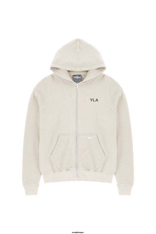 YoungLA ruházat férfiak csontmosás 515-ös monarch cipzáras kapucnis pulcsi BJH2B790