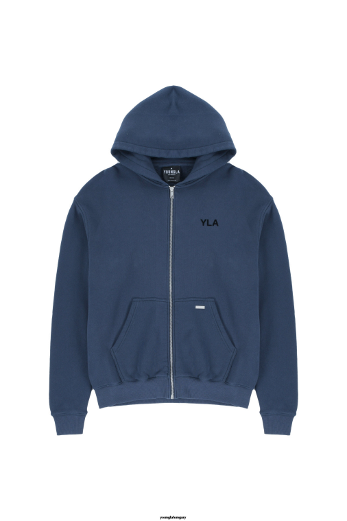 YoungLA ruházat férfiak tengerész mosás 515-ös monarch cipzáras kapucnis pulcsi BJH2B792