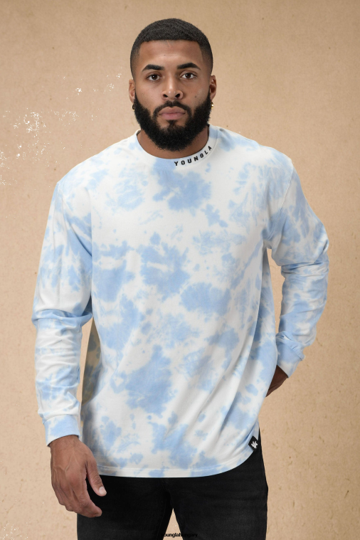 YoungLA ruházat férfiak barátságos égbolt 810 védjegyű hosszú ujjú BJH2B429