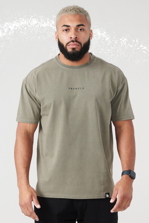 YoungLA ruházat férfiak tőzegmosás 401 esszenciális jacked pólók nyári 23' BJH2B206