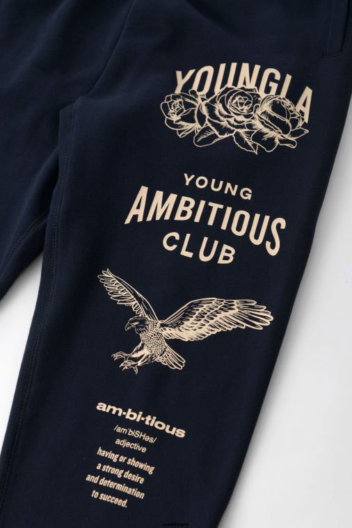 YoungLA ruházat férfiak barnára mosva 233 a halhatatlan kocogók BJH2B846