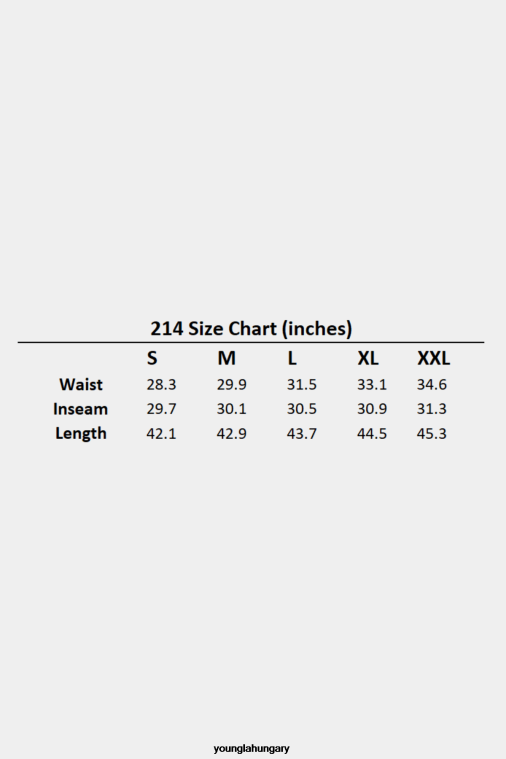 YoungLA ruházat férfiak csokoládé 214 könnyed nylon kocogó BJH2B854