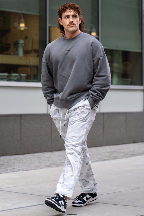 YoungLA ruházat férfiak hó bütyök 201 le a rács nadrág BJH2B923