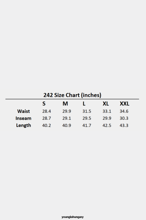 YoungLA ruházat férfiak világos szürke 242 ingázó kocogó BJH2B912
