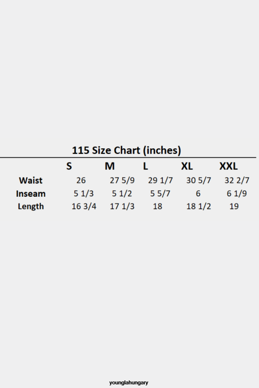 YoungLA ruházat férfiak barna 115 aláírás rövidnadrág BJH2B583