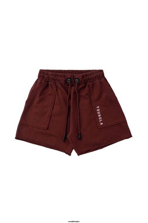 YoungLA ruházat férfiak barna mosás 106 évjáratú rövidnadrág BJH2B622