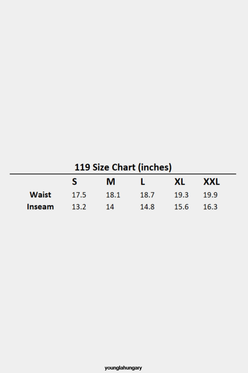 YoungLA ruházat férfiak csokoládé 119 zsinór kollekció - rövidnadrág BJH2B588
