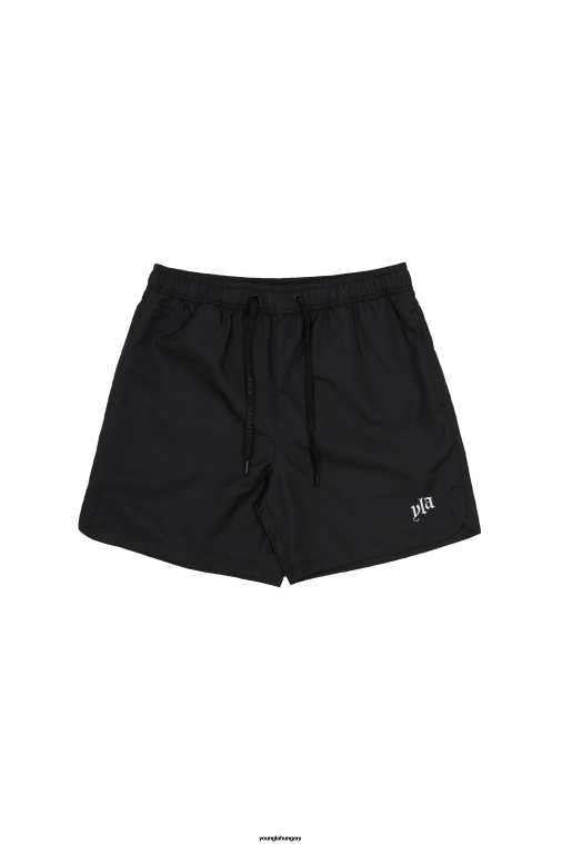 YoungLA ruházat férfiak fekete 123 pasztell flow short BJH2B476