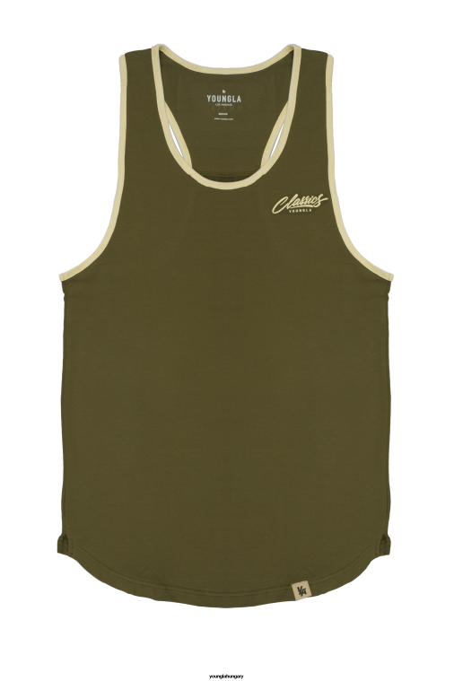 YoungLA ruházat férfiak barna 324 classics stringer tank BJH2B111