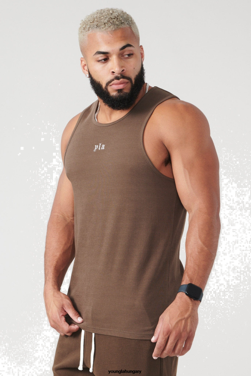 YoungLA ruházat férfiak barna mosás 310 san diego tank BJH2B42