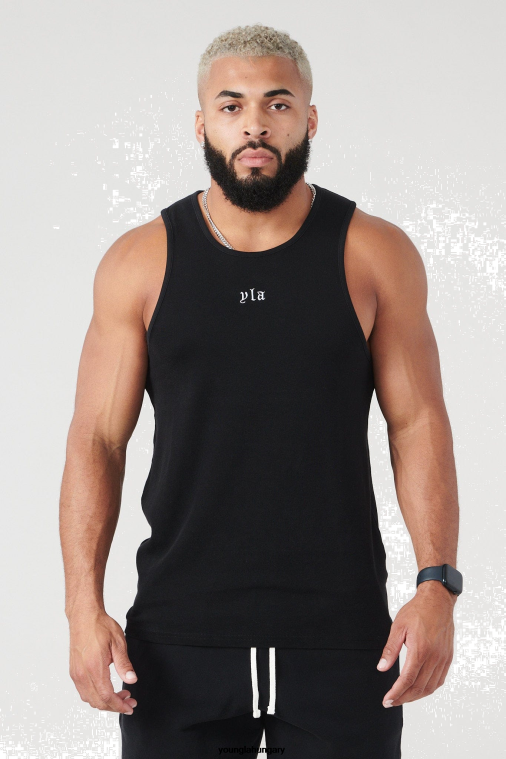 YoungLA ruházat férfiak fekete mosás 310 san diego tank BJH2B41