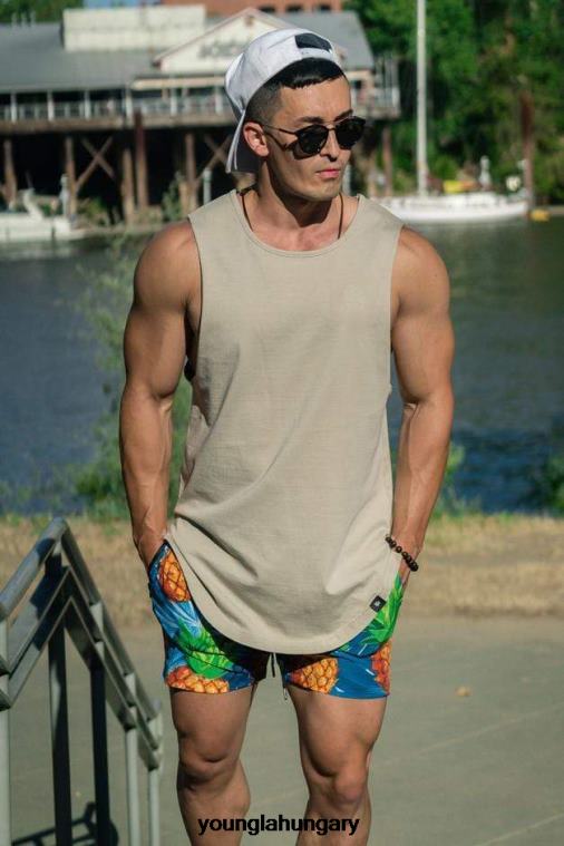 YoungLA ruházat férfiak gomba 308 izomtartály BJH2B85