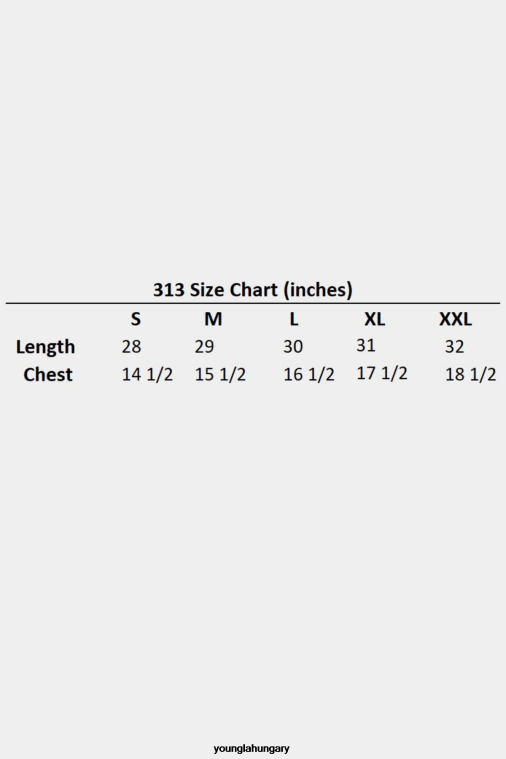 YoungLA ruházat férfiak haditengerészet 313 rakétabordás tank BJH2B52