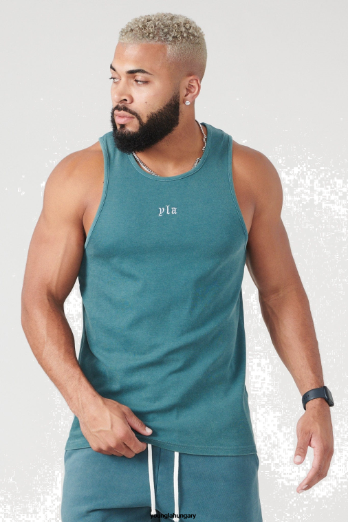 YoungLA ruházat férfiak kékeszöld mosás 310 san diego tank BJH2B46
