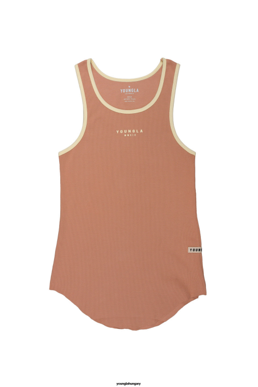 YoungLA ruházat férfiak lazac 313 rakétabordás tank BJH2B48
