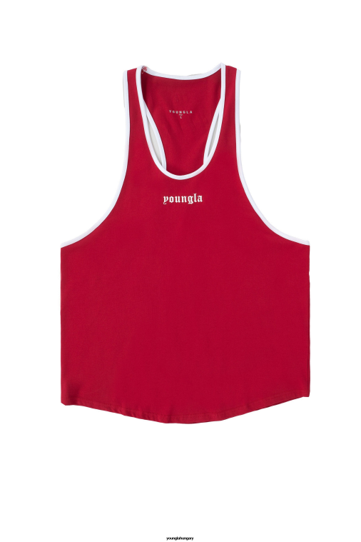 YoungLA ruházat férfiak piros 322 aranykori tank BJH2B34