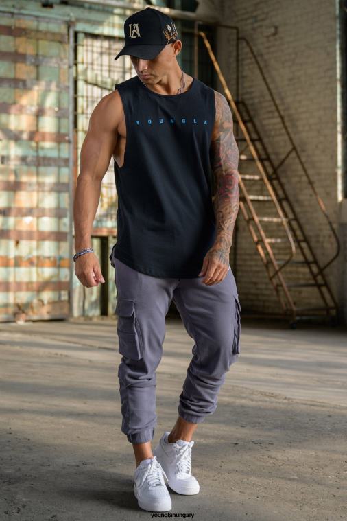 YoungLA ruházat férfiak világos szürke 332 végtelen izomtartály BJH2B65