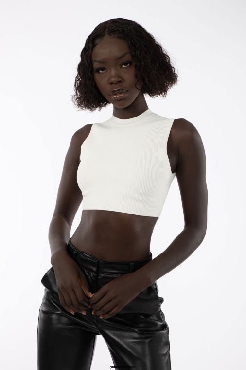 YoungLA ruházat nők fekete w301 kontúr bordás tartály BJH2B1051