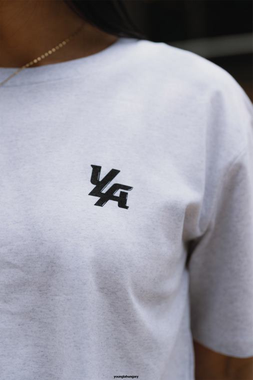 YoungLA ruházat nők hanga fehér w421 trippy nagyméretű póló BJH2B1079