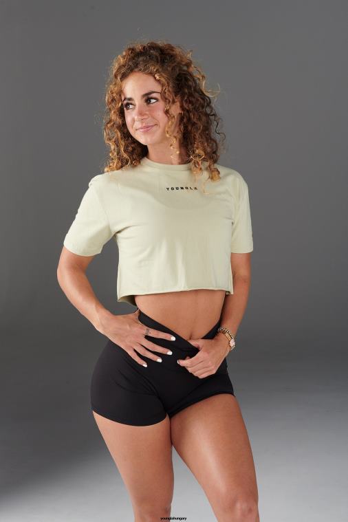 YoungLA ruházat nők hideg hab w403 létrehozott vágott póló BJH2B1024