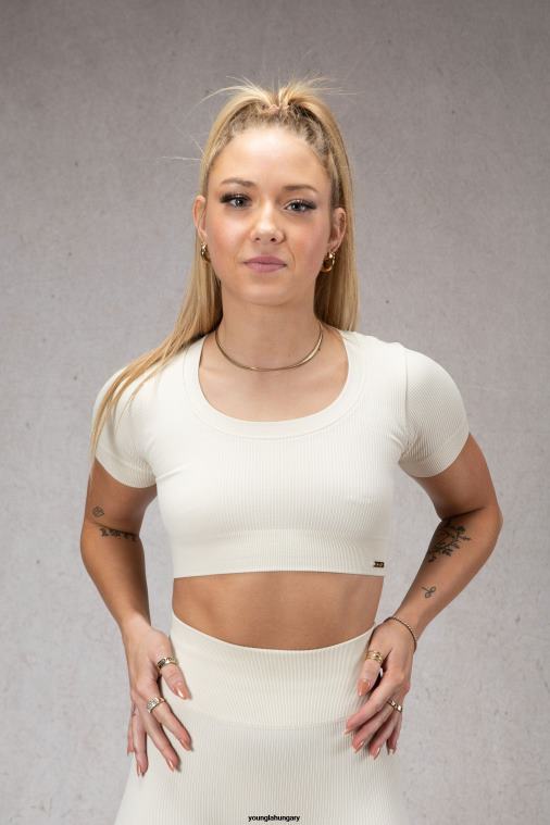 YoungLA ruházat nők nyír- w405 bizalom rövid ujjú BJH2B1073