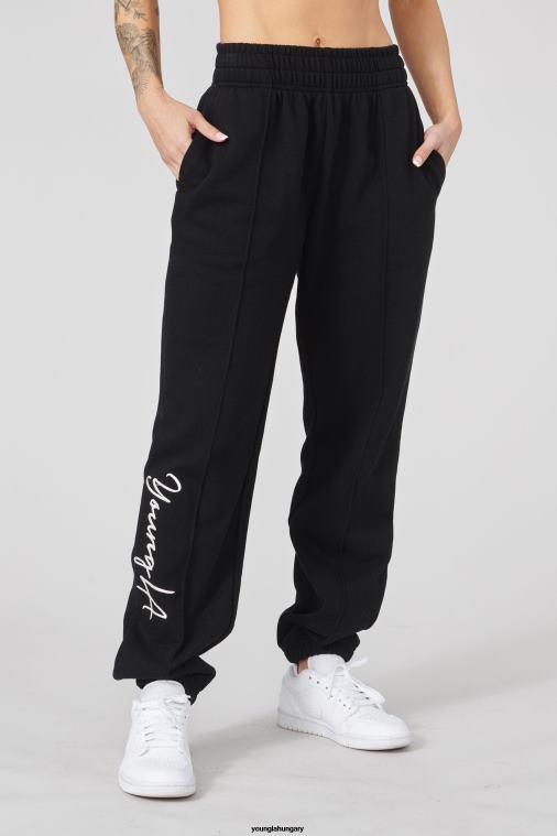 YoungLA ruházat nők barna w202 script joggers 2.0 BJH2B1130