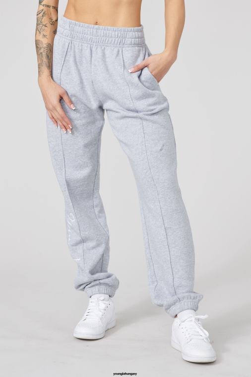 YoungLA ruházat nők barna w202 script joggers 2.0 BJH2B1130