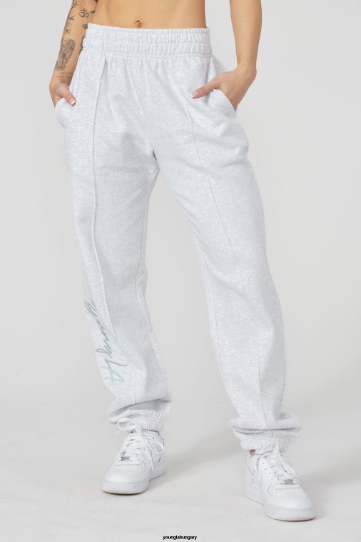 YoungLA ruházat nők fekete w202 script joggers 2.0 BJH2B1133