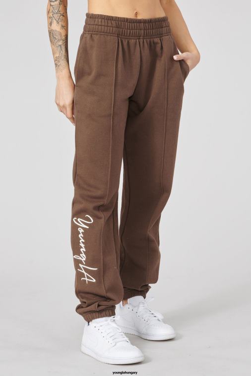 YoungLA ruházat nők hanga fehér w202 script joggers 2.0 BJH2B1132
