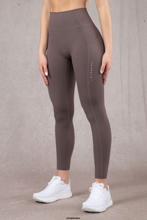 YoungLA ruházat nők szilvás szarvasgomba w214 power leggings BJH2B1164