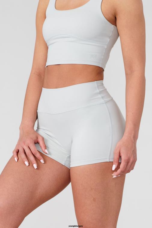 YoungLA ruházat nők fekete dália w110 level up motoros rövidnadrág 3