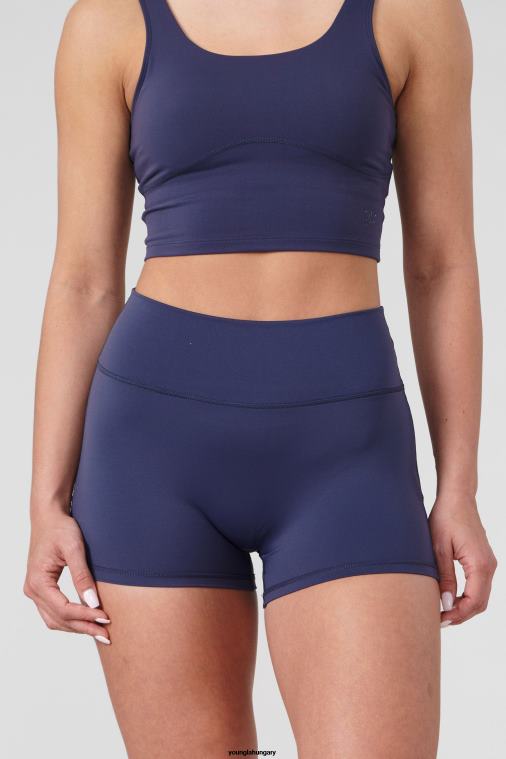 YoungLA ruházat nők fekete dália w110 level up motoros rövidnadrág 3