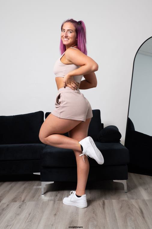 YoungLA ruházat nők fekete w101 - mindennapi rövidnadrág BJH2B1107