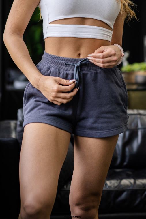 YoungLA ruházat nők fekete w101 - mindennapi rövidnadrág BJH2B1107