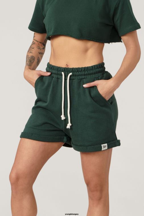 YoungLA ruházat nők fekete w102 supreme rövidnadrág BJH2B1089