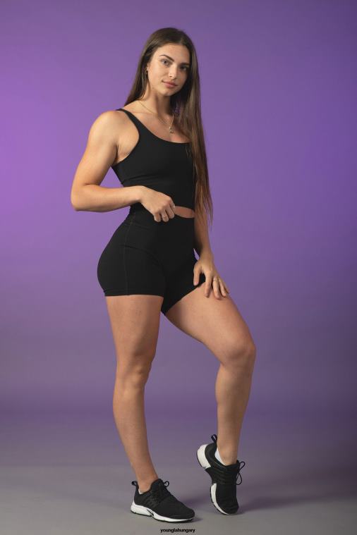 YoungLA ruházat nők lótusz rózsaszín w110 level up motoros rövidnadrág 3