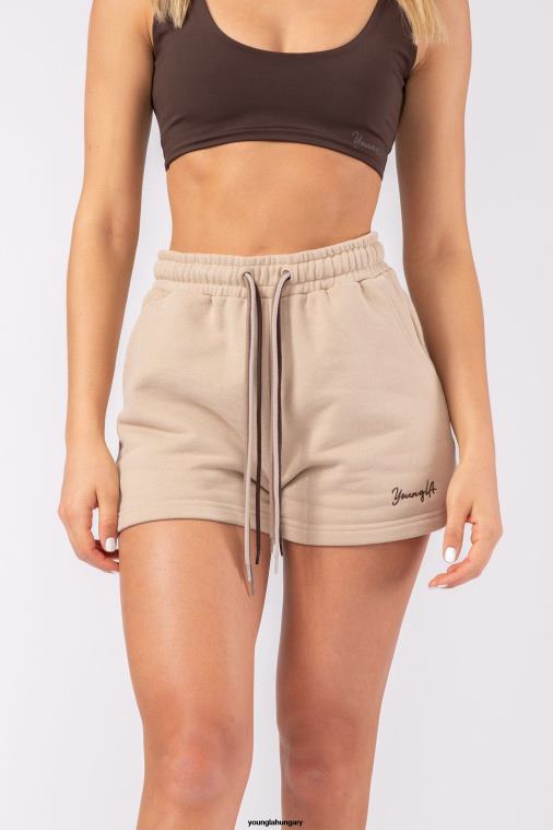 YoungLA ruházat nők poros rózsaszín w107 háromszoros rövidnadrág BJH2B1088